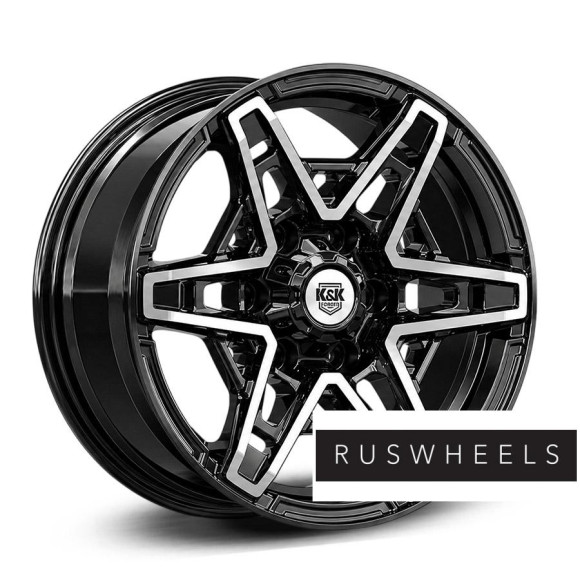 Диски КиК R17 / 8J PCD 6x139.7 ЕТ 25 ЦО 106.1 Блэкберн