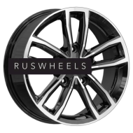 Диски КИК 6,5x17/5x112 ET43 D66,6 Каланг (КС1086) Алмаз черный