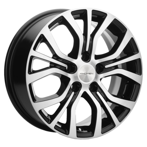 Диски Khomen Wheels 6,5x16/5x112 ET40 D66,6 KHW1608 (Actyon) Black-FP