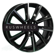 Диски Khomen Wheels 6x16/5x100 ET45 D54,1 KHW1604 (Yaris) Black-FP