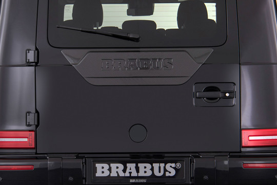 Накладка Brabus на заднюю дверь для G-class. Карбон (матовая)