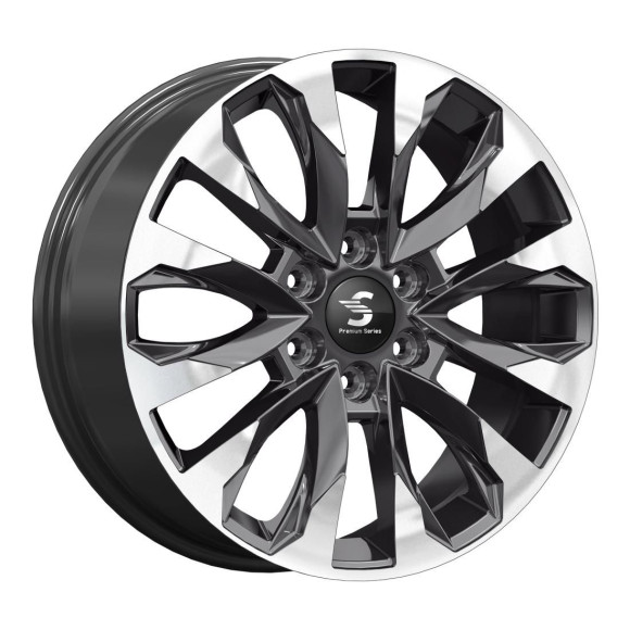 Диски СКАД Premium 8,0\R20 6*139.7 ET60 d95.1 Diamond gloss graphite