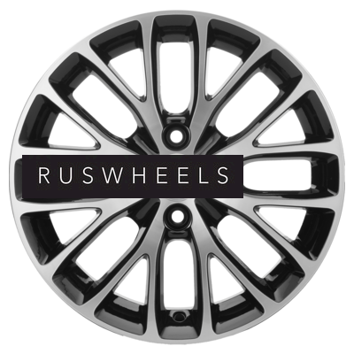 Диски Khomen Wheels 6x15/4x100 ET40 D60,1 KHW1506 (Logan) Black-FP