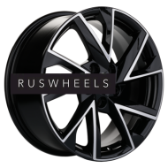 Диски Khomen Wheels 7x17/5x108 ET43 D65,1 KHW1714 (DFM AX 7) Black-FP Диски Khomen Wheels 7x17/5x108 ET43 D65,1 KHW1714 (DFM AX 7) Black-FP