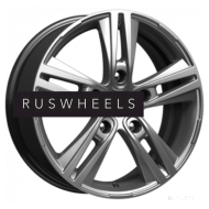 Диски КИК 6,5x17/5x114,3 ET46 D67,1 Прайм (КС721) Дарк платинум