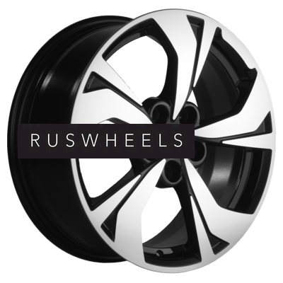 Диски Khomen Wheels 7x17/5x108 ET33 D60,1 KHW1724 (Exeed LX) Black-FP Диски Khomen Wheels 7x17/5x108 ET33 D60,1 KHW1724 (Exeed LX) Black-FP