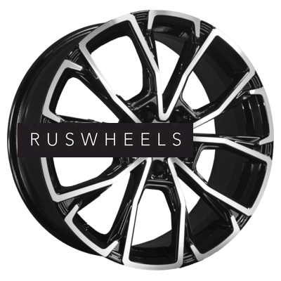 Диски Khomen Wheels 7,5x19/5x114,3 ET35 D60,1 KHW1907 (Lexus NX) Black-FP