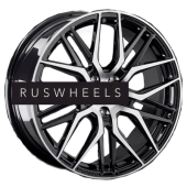 Диски LS Forged 8,5x19/5x112 ET25 D66,6 LS FG04 BKF (конус, C570)