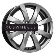 Диски КИК 6x15/4x100 ET40 D60,1 Джемини-оригинал (КС617) Дарк платинум Диски КИК 6x15/4x100 ET40 D60,1 Джемини-оригинал (КС617) Дарк платинум