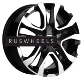 Диски Khomen Wheels 6x15/4x100 ET40 D60,1 KHW1503 (XRay) Black-FP