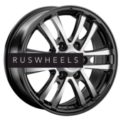 Диски LS 7x17/6x139,7 ET30 D106,1 1287 BKF (конус, Колпак+лого)