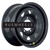 Диски Off-Road Wheels 7x15/5x139,7 ET10 D110 УАЗ (треуг. мелкий) Черный