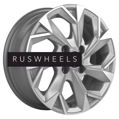 Диски Khomen Wheels 5,5x14/4x98 ET35 D58,5 KHW1402 F-Silver-FP