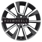Диски Khomen Wheels 7x18/5x114,3 ET45 D60,1 KHW1802 (Changan/Geely/Lexus/Suzuki/Toyota) Black-FP Диски Khomen Wheels 7x18/5x114,3 ET45 D60,1 KHW1802 (Changan/Geely/Lexus/Suzuki/Toyota) Black-FP