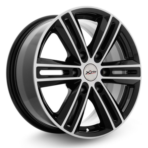 Диски Xtrike 7.5\R17 6*139.7 ET25 d100.1 BK/FP