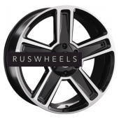 Диски LS 8x18/6x139,7 ET20 D106,1 1296 BKF (конус, Колпак+лого)