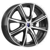 Диски КиК 7,0\R16 5*114.3 ET50 d66.1 Алмаз черный