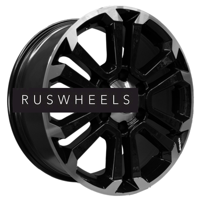 Диски Khomen Wheels 7,5x18/6x139,7 ET42 D75,1 KHW1817 (Haval H9) Black-FP Диски Khomen Wheels 7,5x18/6x139,7 ET42 D75,1 KHW1817 (Haval H9) Black-FP
