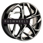 Диски Khomen Wheels 7x17/5x112 ET49 D66,6 KHW1716 (Audi A4) Black-FP Диски Khomen Wheels 7x17/5x112 ET49 D66,6 KHW1716 (Audi A4) Black-FP