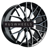 Диски INCH 9x21/5x120 ET45 D62,6 GA8532 Gloss Black Machined Face (ZJH)