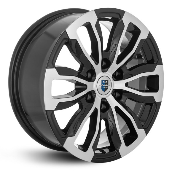 Диски КиК 7.5\R18 6*139.7 ET42 d75.1 алмаз чёрный Диски КиК 7.5\R18 6*139.7 ET42 d75.1 алмаз чёрный