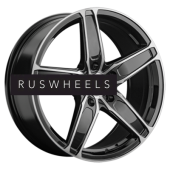 Диски LS 8x18/5x127 ET45 D71,6 1337 BKF (конус)