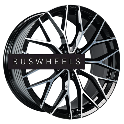 Диски INCH 9,5x21/5x120 ET49 D72,6 GA8532 Gloss Black Machined Face (ZJH)