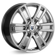 Диски КиК  R7-Рольф-оригинал (КС457)  7,5\R17 6*139,7 ET38  d67,1  Дарк платинум  [r71267]