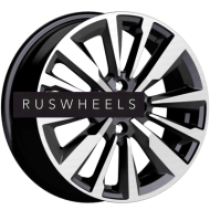 Диски КИК 6,5x16/4x100 ET37 D60,1 Эрман (КС997) Алмаз черный