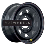 Диски Off-Road Wheels 7x16/5x139,7 ET-19 D110 УАЗ (треуг. мелкий) Черный