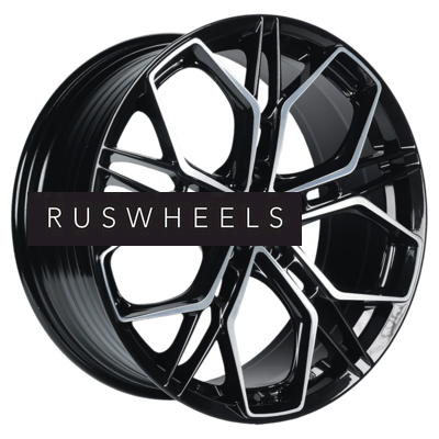 Диски INCH 8,5x19/5x112 ET30 D66,6 FA8534 Gloss Black Machined Face (ZJH)