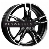 Диски КИК 7x17/5x105 ET40 D56,6 Солар (КС875) Алмаз черный SK