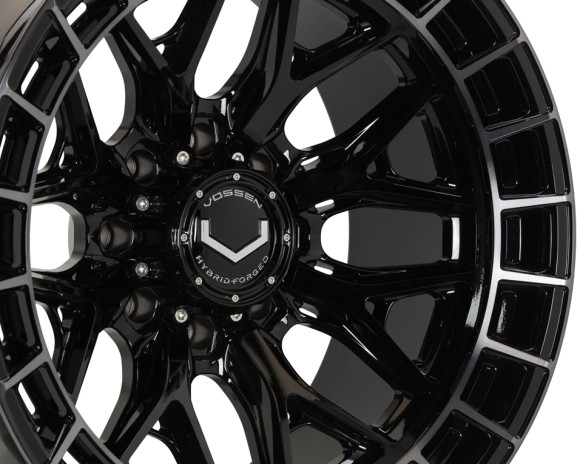 Диски Vossen HFX-1 24x12, Цвет: Tinted Gloss Black (8 болтов) Диски Vossen HFX-1 24x12, Цвет: Tinted Gloss Black (8 болтов)