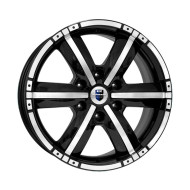 Диски КиК 7.5\R17 6*139.7 ET25 d106.1 Алмаз черный Диски КиК 7.5\R17 6*139.7 ET25 d106.1 Алмаз черный