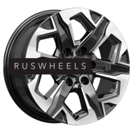 Диски КИК 7,5x17/6x139,7 ET25 D106,1 Тейт (КС1050) Алмаз черный