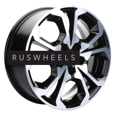 Диски Khomen Wheels 6,5x17/5x114,3 ET40 D64,1 KHW1711 (Haval F7/F7x) Black-FP