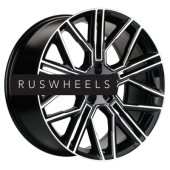 Диски Khomen Wheels 9,5x21/5x112 ET36 D66,6 KHW2101 (E-tron) Black-FP
