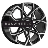 Диски LS Forged 9x21/5x120 ET45,5 D62,6 LS FG59 BKF (конус, Колпак+лого)