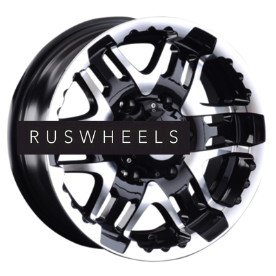 Диски LS 6,5x15/6x139,7 ET0 D106,1 894 BKF (конус, Колпак+лого)