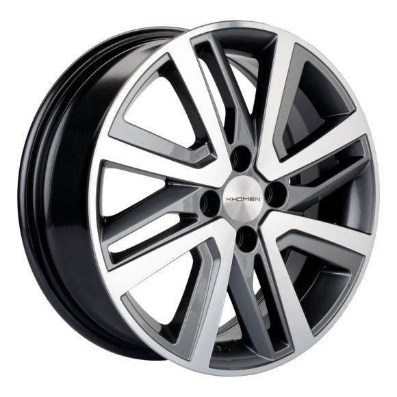 Диски Khomen Wheels 6x16/4x100 ET50 D60,1 KHW1609 (Vesta/Largus) Gray-FP