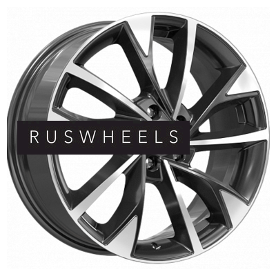 Диски КИК 7x17/5x114,3 ET38 D67,1 Роквуд (КС900) Алмаз черный