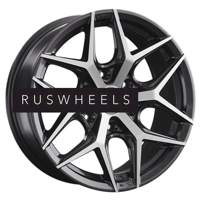 Диски LS 8x18/6x139,7 ET38 D67,1 1303 GMF (конус, Колпак+лого)