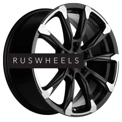 Диски Khomen Wheels 7,5x18/5x112 ET43 D57,1 KHW1808 (Kodiaq/Tiguan) Black-FP