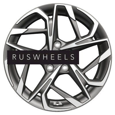 Диски Khomen Wheels 7x17/5x114,3 ET48,5 D67,1 KHW1716 (Sportage) Gray-FP Диски Khomen Wheels 7x17/5x114,3 ET48,5 D67,1 KHW1716 (Sportage) Gray-FP