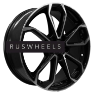 Диски Khomen Wheels 7x18/5x110 ET35 D67,1 KHW1816 (Evolute i-SPACE / i-JOY) Black-FP
