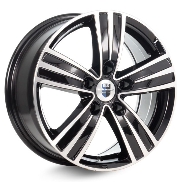 Диски КиК 7,0\R16 5*112 ET49 d57.1 Алмаз черный
