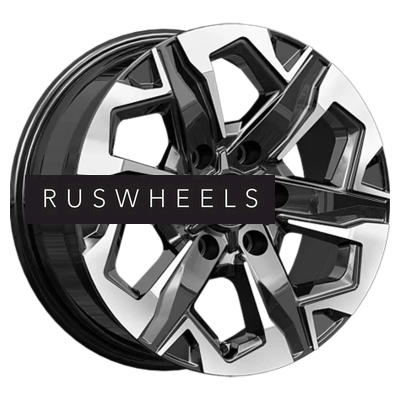 Диски КИК 7,5x17/6x139,7 ET30 D106,1 Тейт (КС1050) Алмаз черный