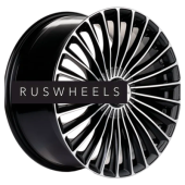 Диски Khomen Wheels 8,5x20/5x112 ET43 D66,6 KHW2008 (Mercedes Front) Black-FP Диски Khomen Wheels 8,5x20/5x112 ET43 D66,6 KHW2008 (Mercedes Front) Black-FP