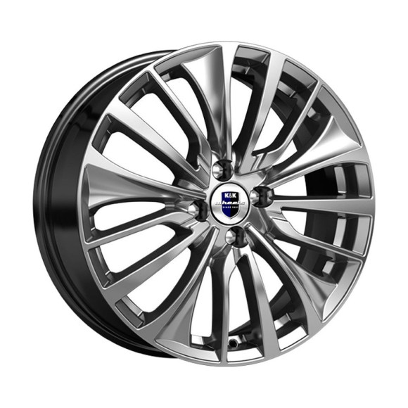 Диски КиК 6.5\R17 5*114.3 ET46 d67.1 Дарк платинум