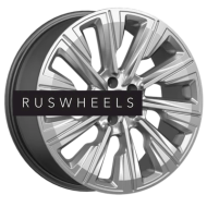 Диски КИК 7,5x19/5x108 ET33 D67,1 Галего (КС1039) Дарк платинум